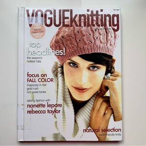 VOGUE Knitting International Patterns Magazine Hardcover Fall 2009 Knit